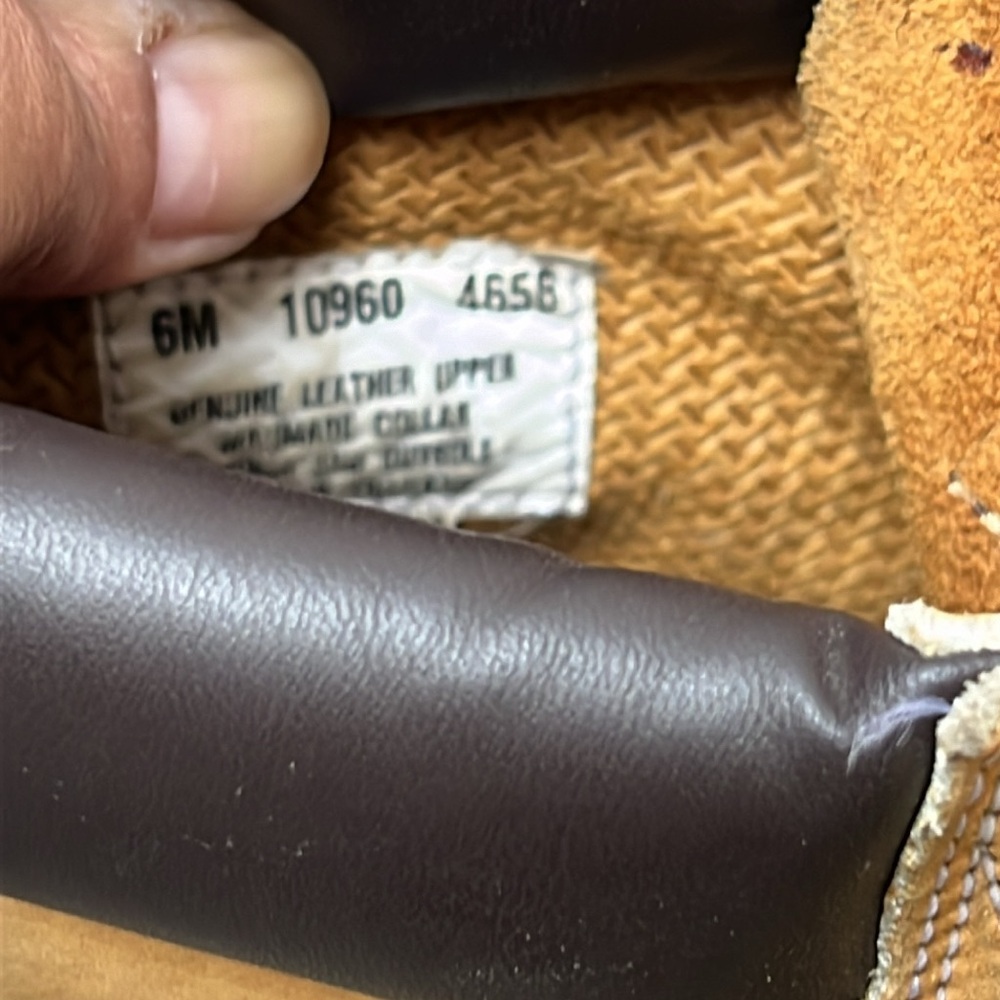 Timberland Classic Boot Tan Leather Boots Size 6 - Picture 12 of 14